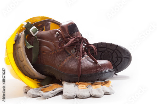 Work clothes for working on a stand for safety purposes
