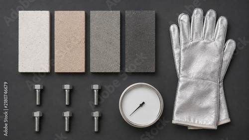 Canvastavla Furnace maintenance kit with refractory samples for steel quality