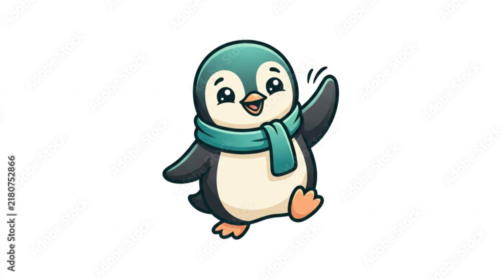 Fototapeta premium Penguin with a smile