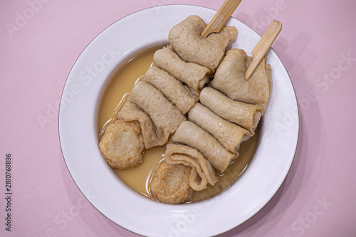 Obraz na płótnie Traditional Korean fish cake eomuk