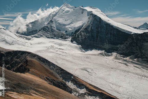 Canvas Print snow covered mountain
