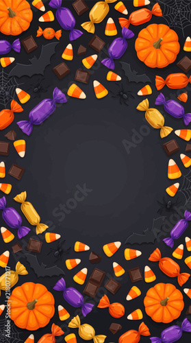 Halloween Candy Composition