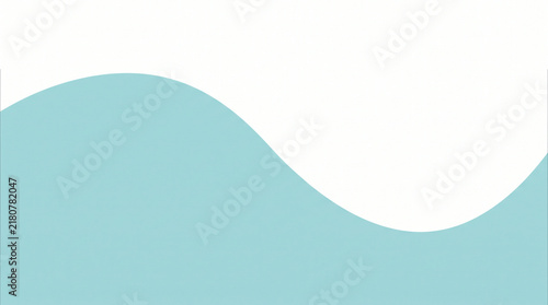 Abstract light blue wave pattern background with smooth curved lines for modern design.