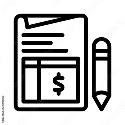 proposal icon line icon