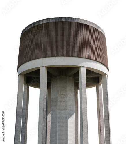 Isolated Concrete Water Tower