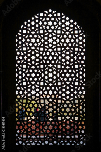 Lattice window of Humayans Tomb, New Delhi