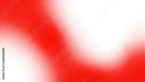 Abstract red brush stroke texture on canvas