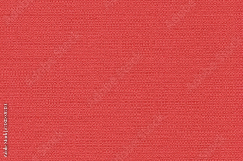 Coral red embossed cardstock texture presents an even red field beside dense raised pattern across the background, providing a firm cardstock surface for craft backgrounds alongside pastel studies