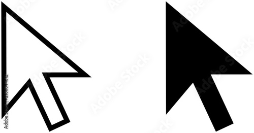 Computer mouse cursor pointers set