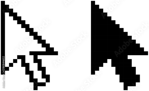 Computer mouse cursor pointers set