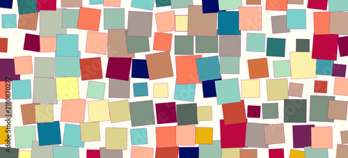 seamless pattern with colorful squares