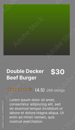 website product card