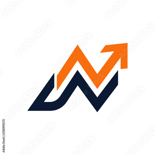 Dynamic Upward Arrow Graph Logo Design For Business Growth And Success