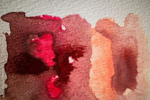 Abstract Painted Watercolor Background with Soft Color Transitions