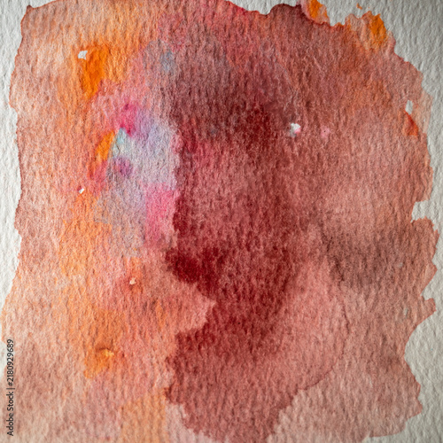 Abstract Watercolor Texture with Soft Wash and Organic Blending