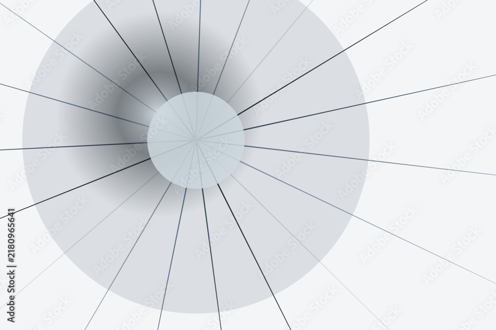 Fototapeta premium Abstract Radial Gray Gradient Starburst Background