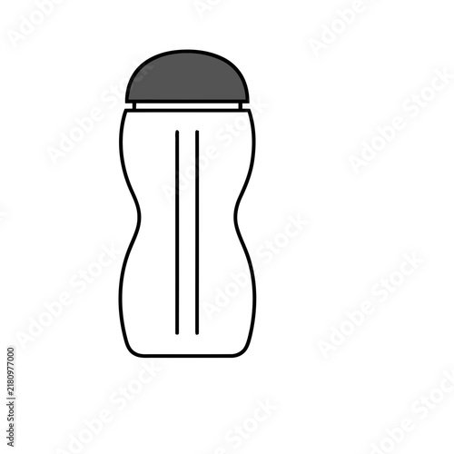 Simple illustration of a salt shaker