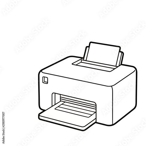 Printer illustration