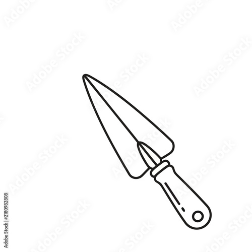 Trowel illustration