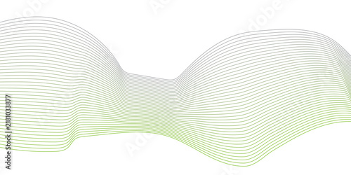 Abstract multicolor digital flow transparent blend line curve waves, dynamic line smoke sound swoosh speed line music and science technology  flow background.	
