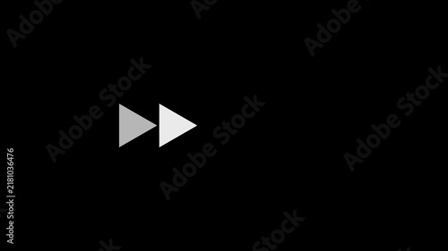 3d arrow icon swipe up animation black background. Up arrow animation on black background. direction arrow icon motion. 4k neon arrow video, blue shape swipe motion on transparent background