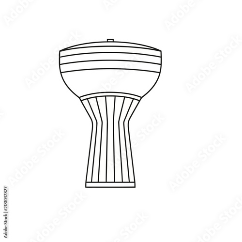 Water Tower Outline
