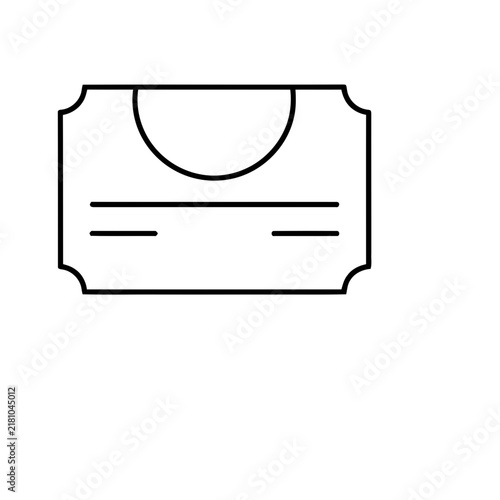Ticket or Coupon Icon