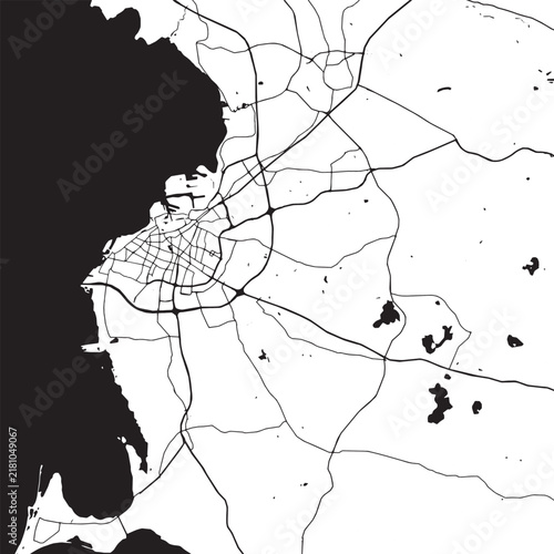 Malmo City Skyline Vector Illustration Featuring Sweden Famous Landmarks And Architecture Cityscape Design