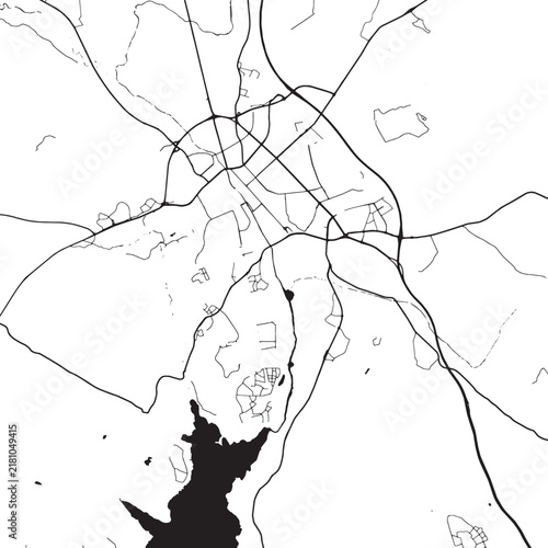 Uppsala City Skyline Vector Illustration Featuring Sweden Famous Landmarks And Architecture Cityscape Design