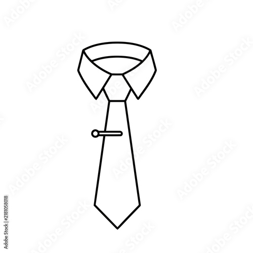 Tie and Collar Icon