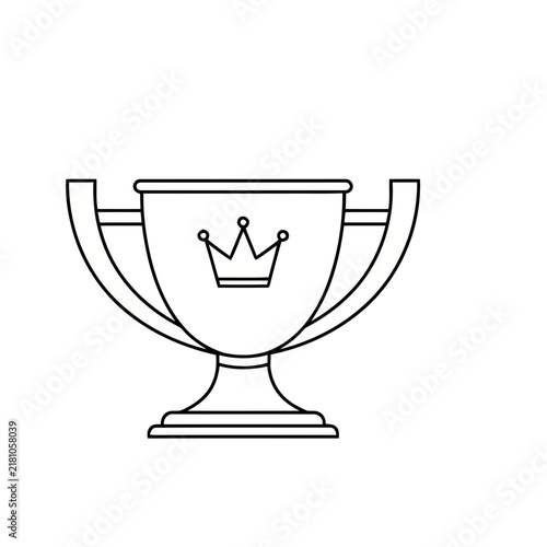 Trophy with Crown Icon