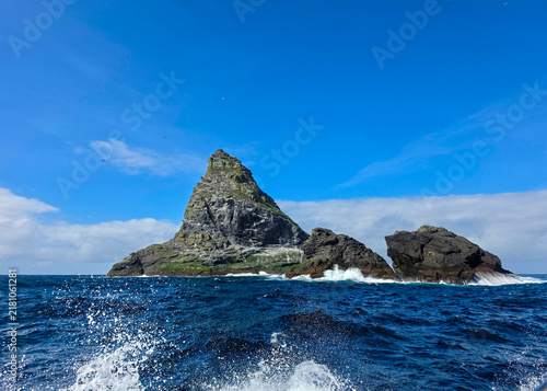 Canvastavla Boreray is a steep, uninhabited Scottish island in the St Kilda archipelago