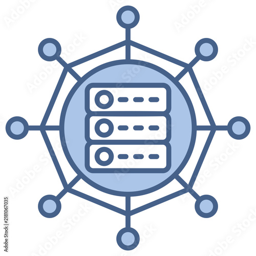 Structure Blue Icon
