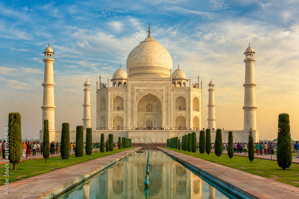 Obraz premium taj mahal agra india