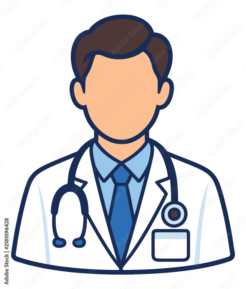 Fototapeta premium Doctor Modern Vector Icon