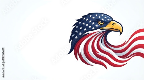 American Eagle Symbol Illustration