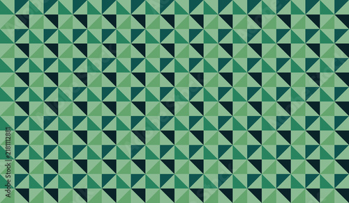 seamless green geometric pattern