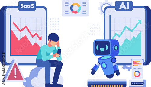 AI Disrupting SaaS Business Growth and Market Transformation