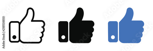 Thumbs Up Like Approval Reaction Icon