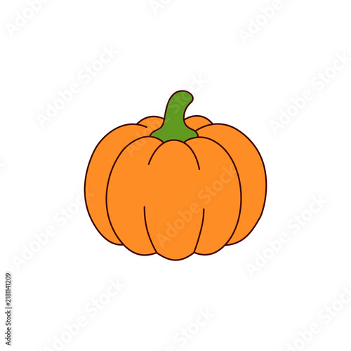 pumpkin isolated on white background