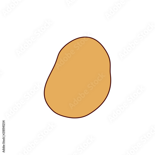 potato chips isolated on white background