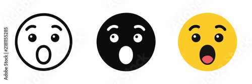 Surprise Shock Amazement Reaction Icon