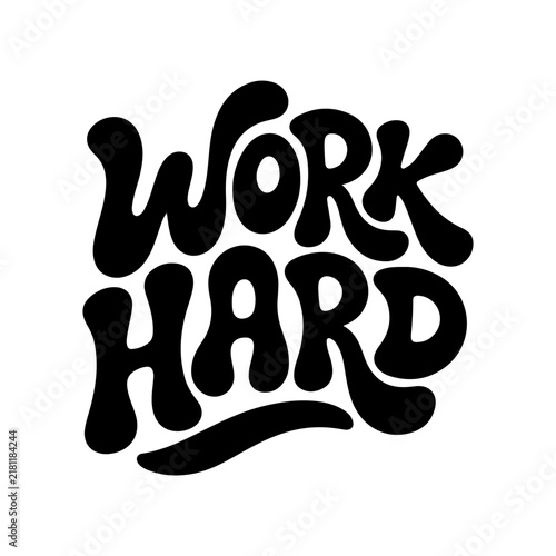 Modern Creative Typography Design with Inspirational Hand Lettering on White Background