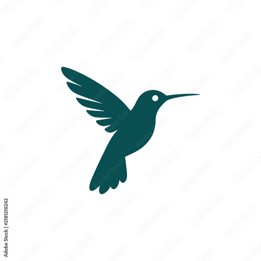Fototapeta premium Hummingbird Logo