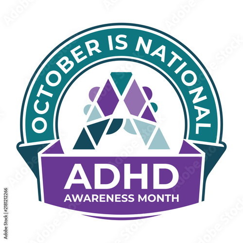 National ADHD Awareness Month Badge Icon