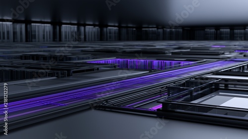 Data Flow Network Infrastructure with High Speed Digital Connections for Cloud Computing, Distributed Systems, Data Centers, Enterprise Technology, Network Architecture and Digital Infrastructure Core