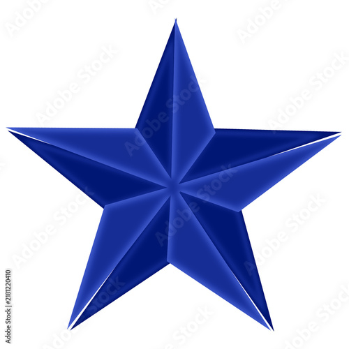 Blue star icon