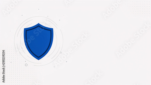 Blue Cyber Security Technology Background