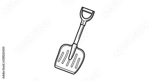 Obraz na płótnie Shovel for Digging and Lifting Soil.