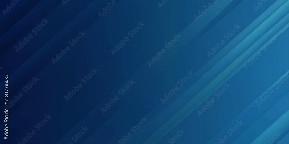 Obraz premium Abstract Blue Wave Lines Background with Smooth Gradient Motion and Futuristic Digital Light Design
